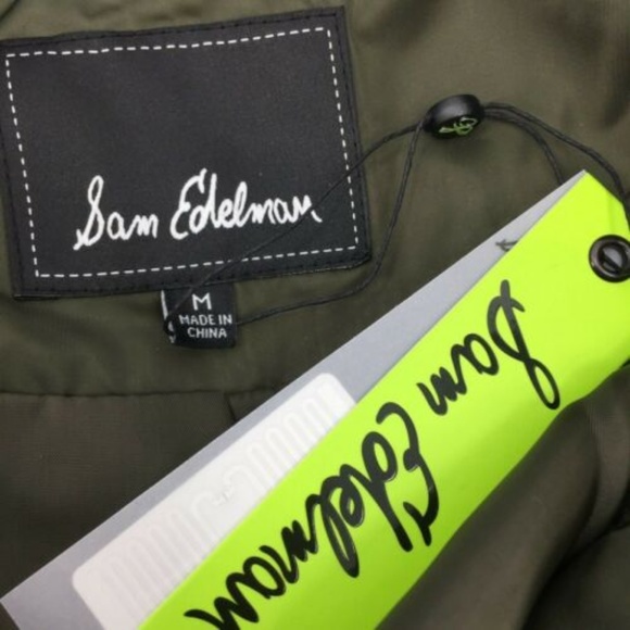 Sam Edelman Cropped Bomber Jacket Sz S & M NWT - Picture 7 of 8